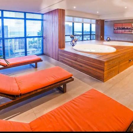 Luxo 1406 - Quarto E Sala Com Varanda Frente Mar Ponta Verde Maceió 외부 사진
