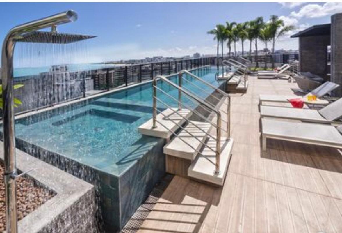 Luxo 1406 - Quarto E Sala Com Varanda Frente Mar Ponta Verde Maceió 외부 사진