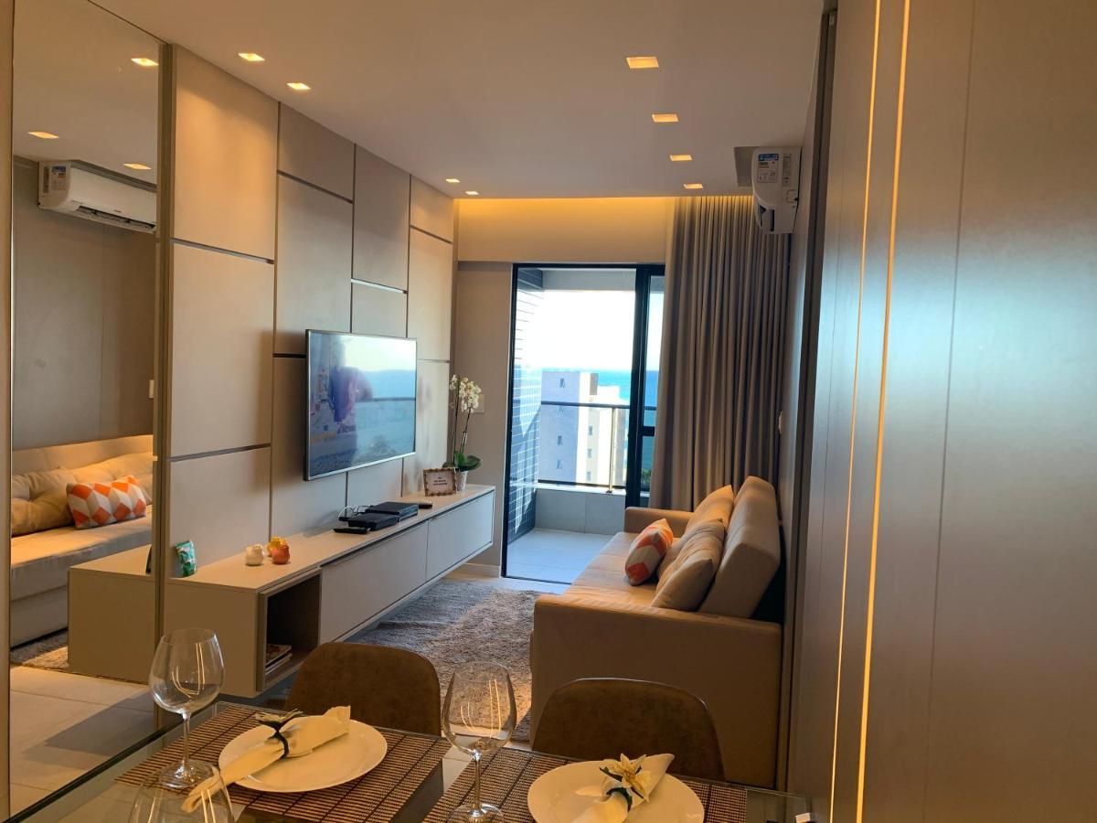 Luxo 1406 - Quarto E Sala Com Varanda Frente Mar Ponta Verde Maceió 외부 사진
