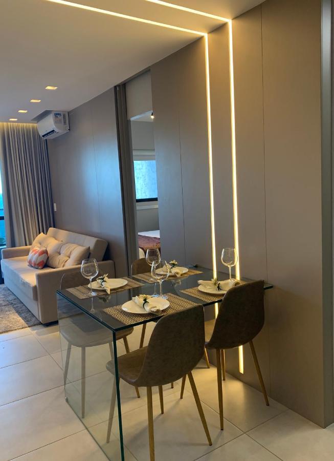 Luxo 1406 - Quarto E Sala Com Varanda Frente Mar Ponta Verde Maceió 외부 사진