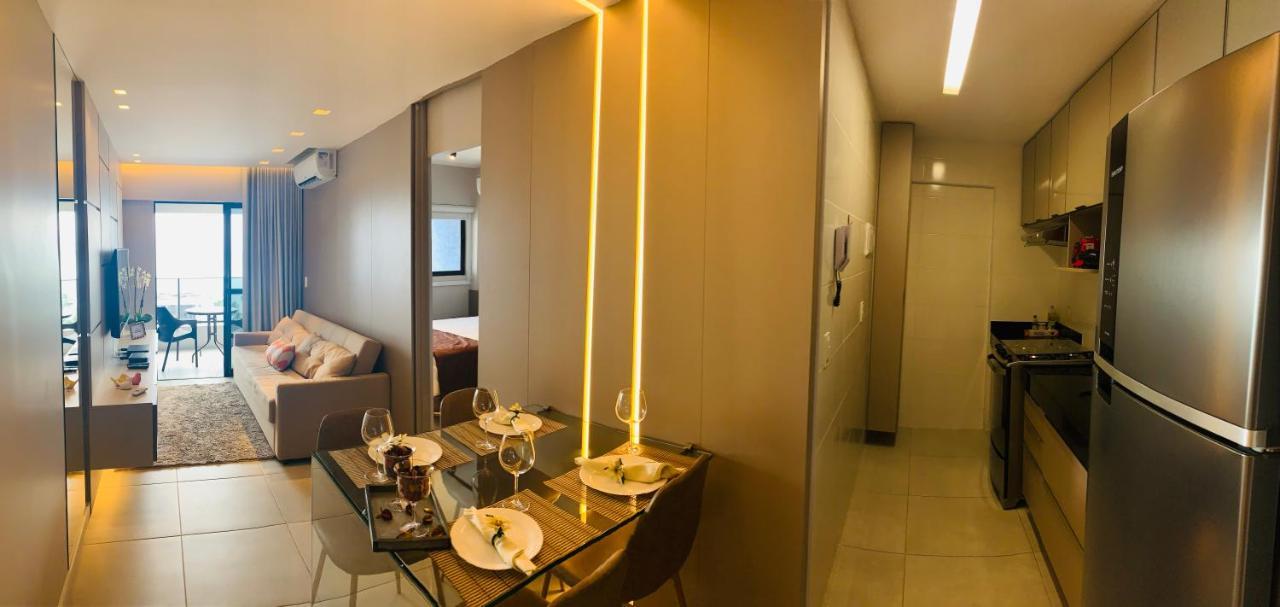 Luxo 1406 - Quarto E Sala Com Varanda Frente Mar Ponta Verde Maceió 외부 사진