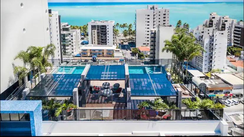 Luxo 1406 - Quarto E Sala Com Varanda Frente Mar Ponta Verde Maceió 외부 사진